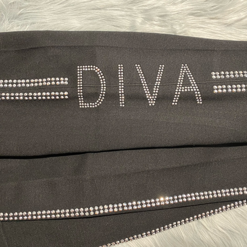 Bling Diva Tights Leggings with Rhinestones. NWT.